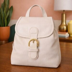 Vintage 1995 Coach Soho Bantam Backpack 4152 Bone White USA Made